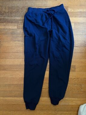 Womens Navy Drawstring Jogger scrubs